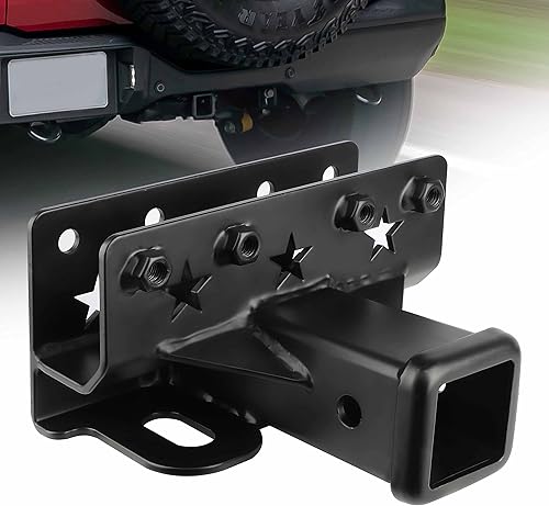 AUH Receptor de enganche de remolque de 2 pulgadas apto para Ford Bronco 24 puertas 2021-2023, enganche de remolque clase 3 para Ford Bronco,