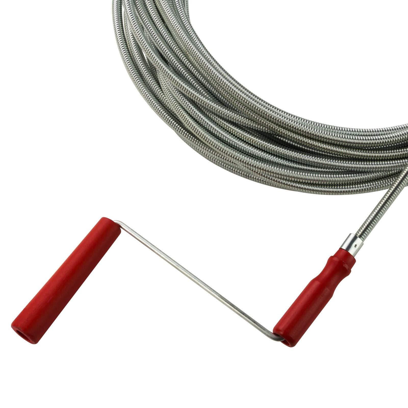 DEMA DRRS 20 - Espiral profesional para limpieza de tuberías (20 m, flexible y resistente, ideal para desagües y tuberías)