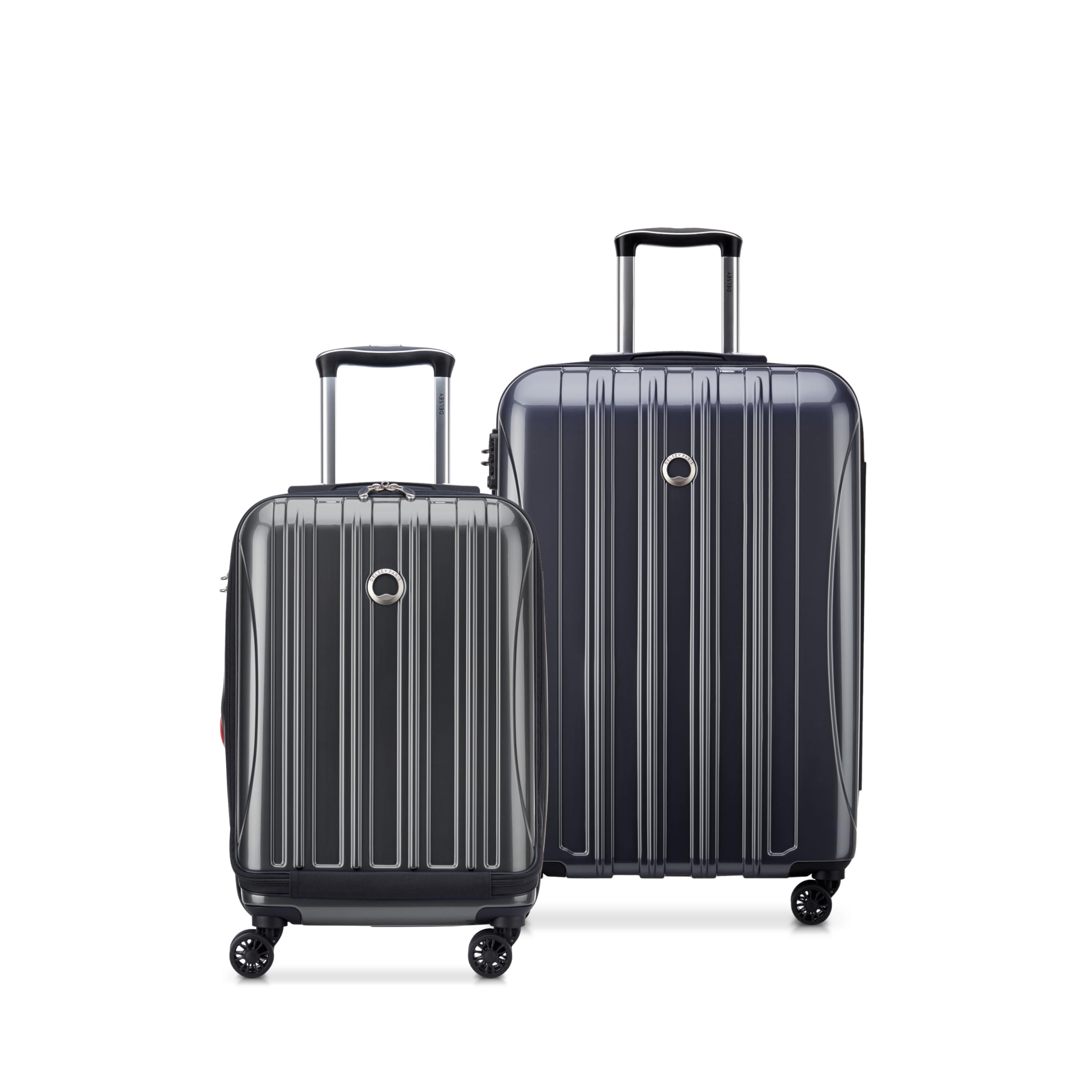 DELSEY PARIS Helium Aero Hardside Expandable Luggage with Spinner Wheels, Titanium, 2-Piece Set (19/24)