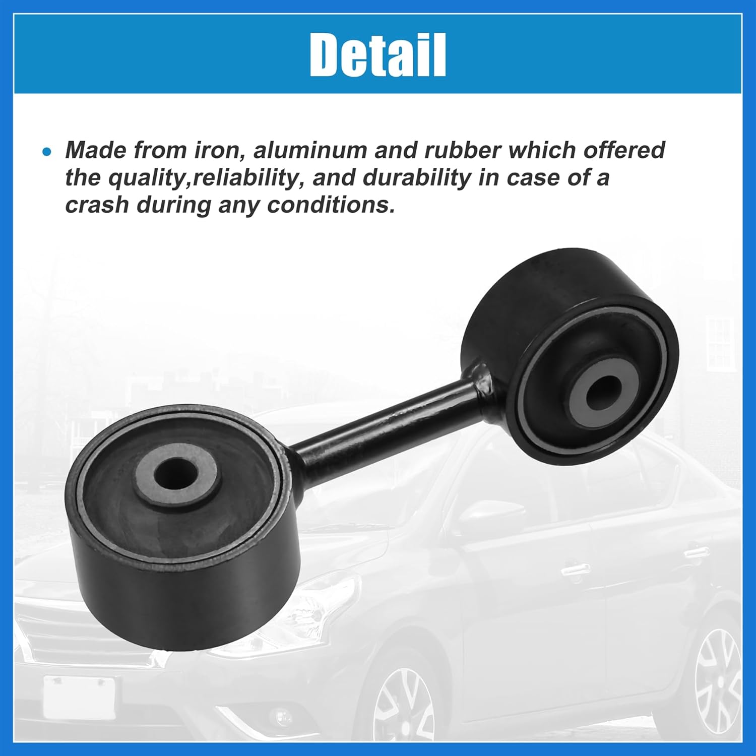 Front Right Car Engine Motor Mount Replacement for Toyota Camry DX LE XLE|4 Cyl 2.2L 1992-1996 No.12363-74120 Black Auto Accessories