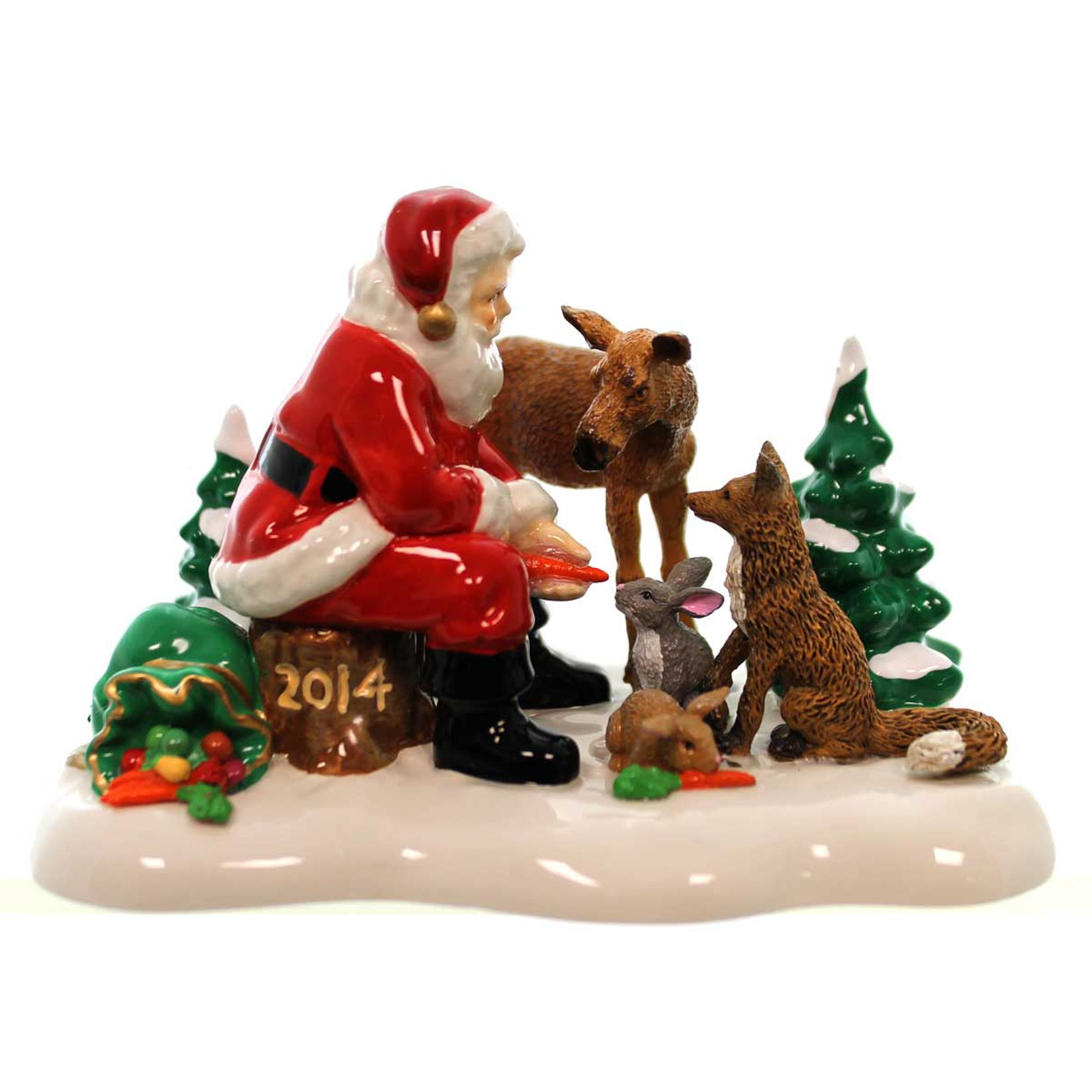 Figurine Père Noël vient à la ville 2014 Department 56 4036581