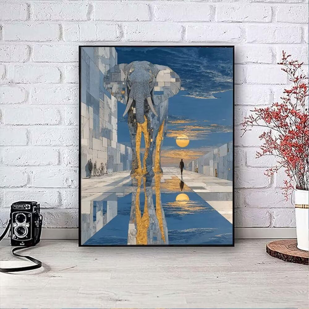 Zwierzęta Jak Niebo Diament Malarstwo Zestawy Dorosłych, 5D Okrągłe Diamenty Malarstwo Dzieci Malarstwo, Diamant Art Haft Cross Stitch Obrazy, Mozaika Sztuka Do Dekoracji Ściany 90x120cm HJ8271