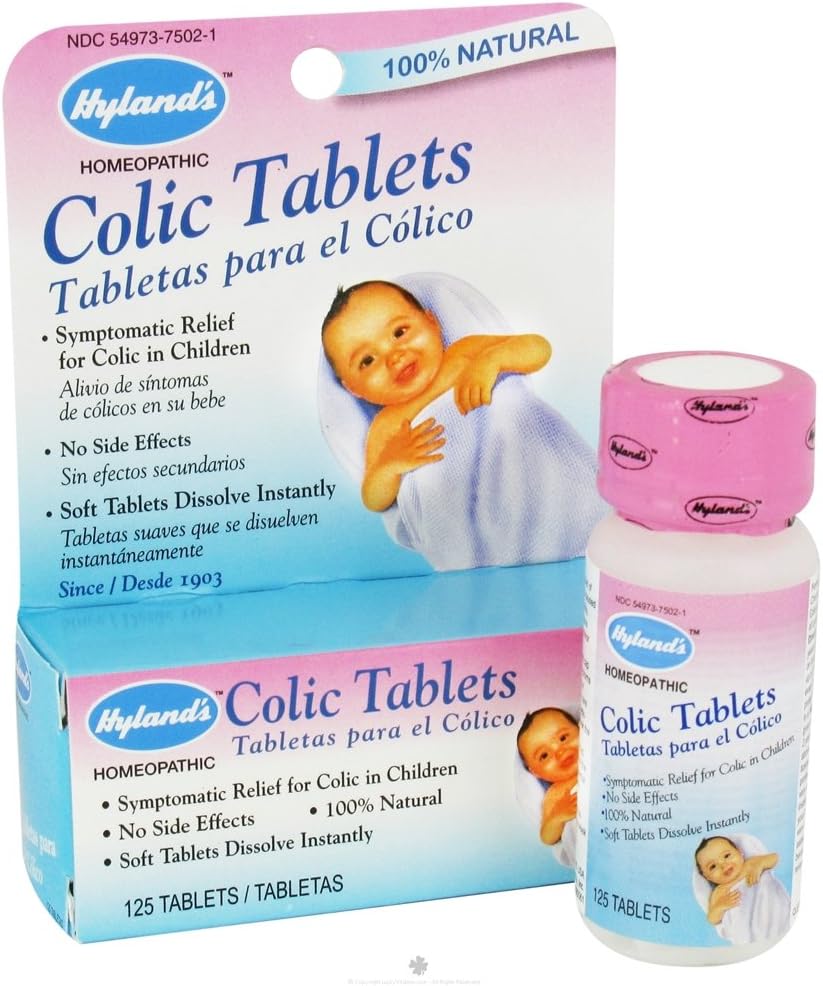 Hylands Homeopathic Colic Tablets 125 Tabs Health