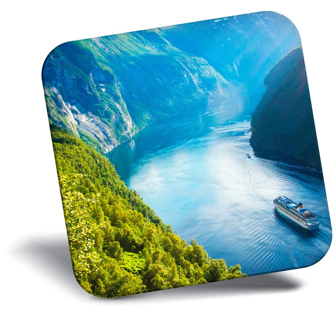 Destination Vinyl Ltd Fridge Magnet - Sunnylvsfjorden Fjord Norway 16951