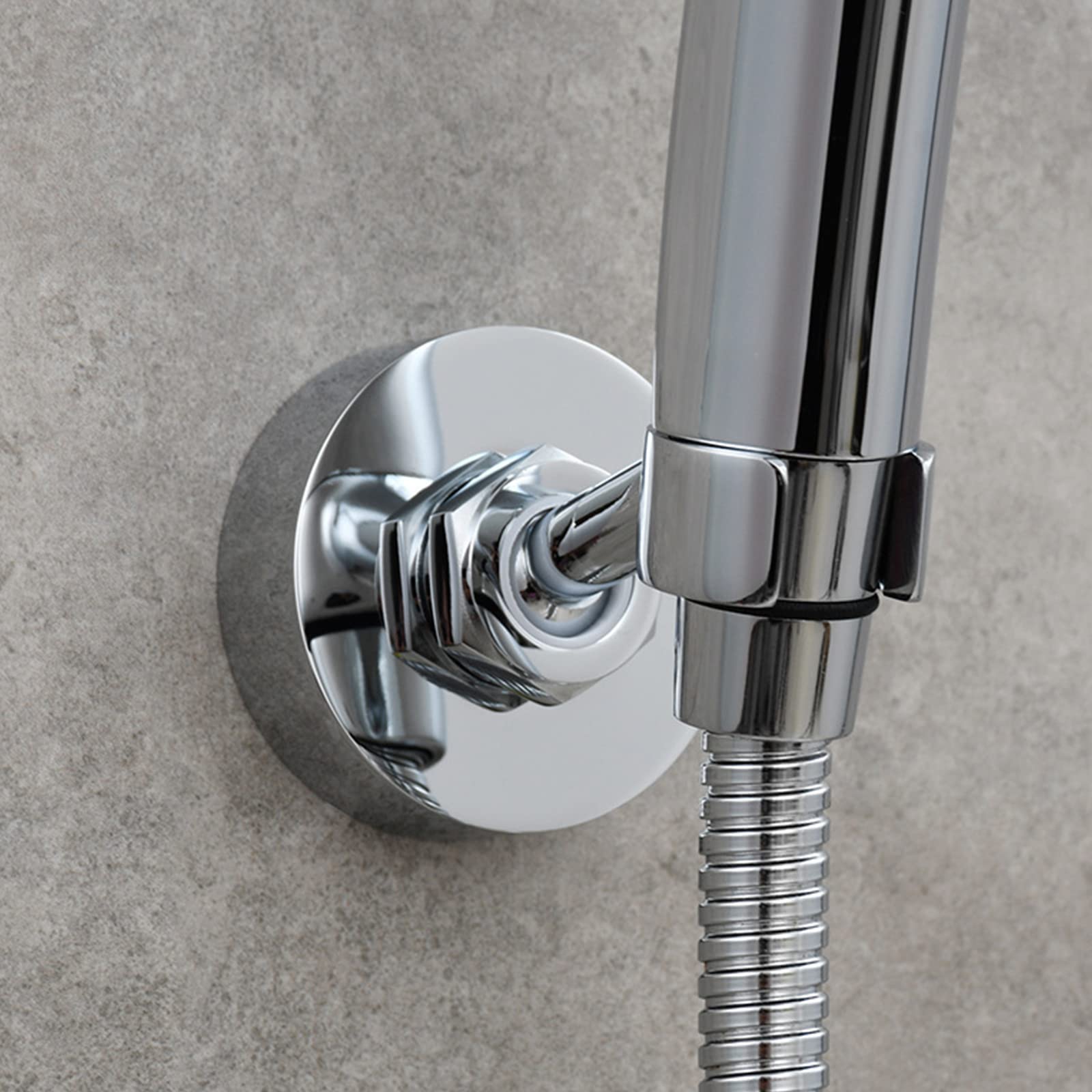 Soporte De Cabezal De Ducha, Soporte De Ducha De Mano De Acero Inoxidable 304, Soporte De Varilla De Ducha De Montaje En Pared Ajustable, Diseño Extraíble,Brushed