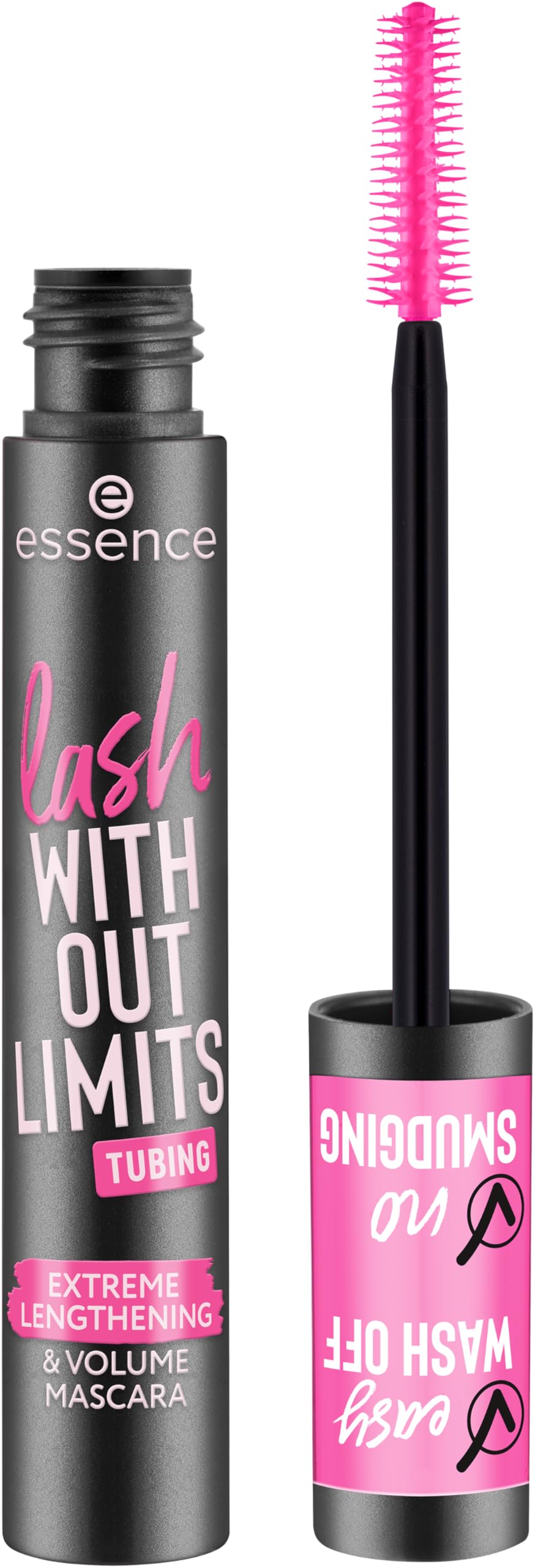 essence | Lash Without Limits Tubing Extreme Lengthening & Volume Mascara | Waterproof & Tubing| Vegan, Cruelty Free & Paraben Free
