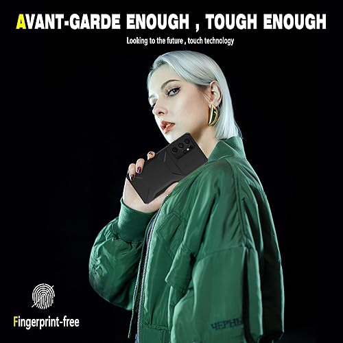 Miniatura 7 de Funda para Galaxy S21 Ultra con 1 protector de pantalla HD y cubierta de cámara deslizante grado militar, funda protectora resistente a prueba de