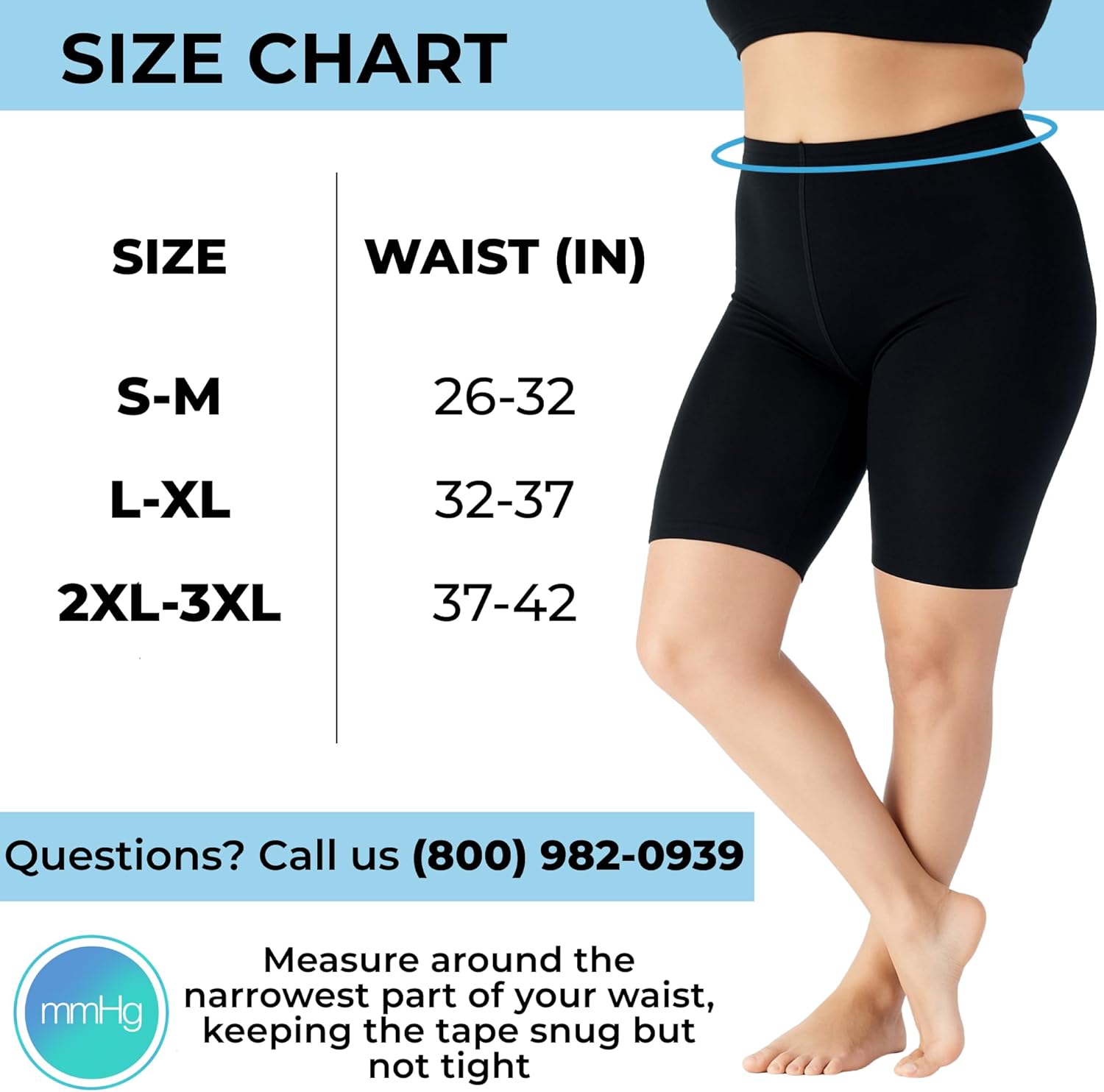 Women’s 20-30 mmHg Compression Shorts – High-Waist Medical Shapewear for Swelling, Varicose Veins & Post-Surgery Recovery - Image 4