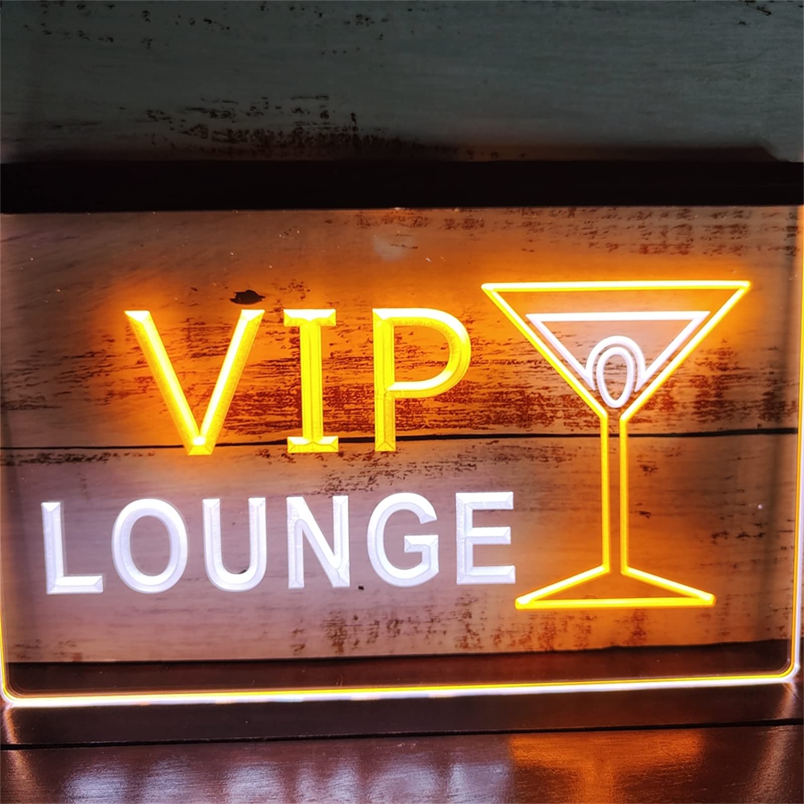 Amazon.co.jp: VIP Lounge VIP ラウンジ LED ネオンサイン、カスタム