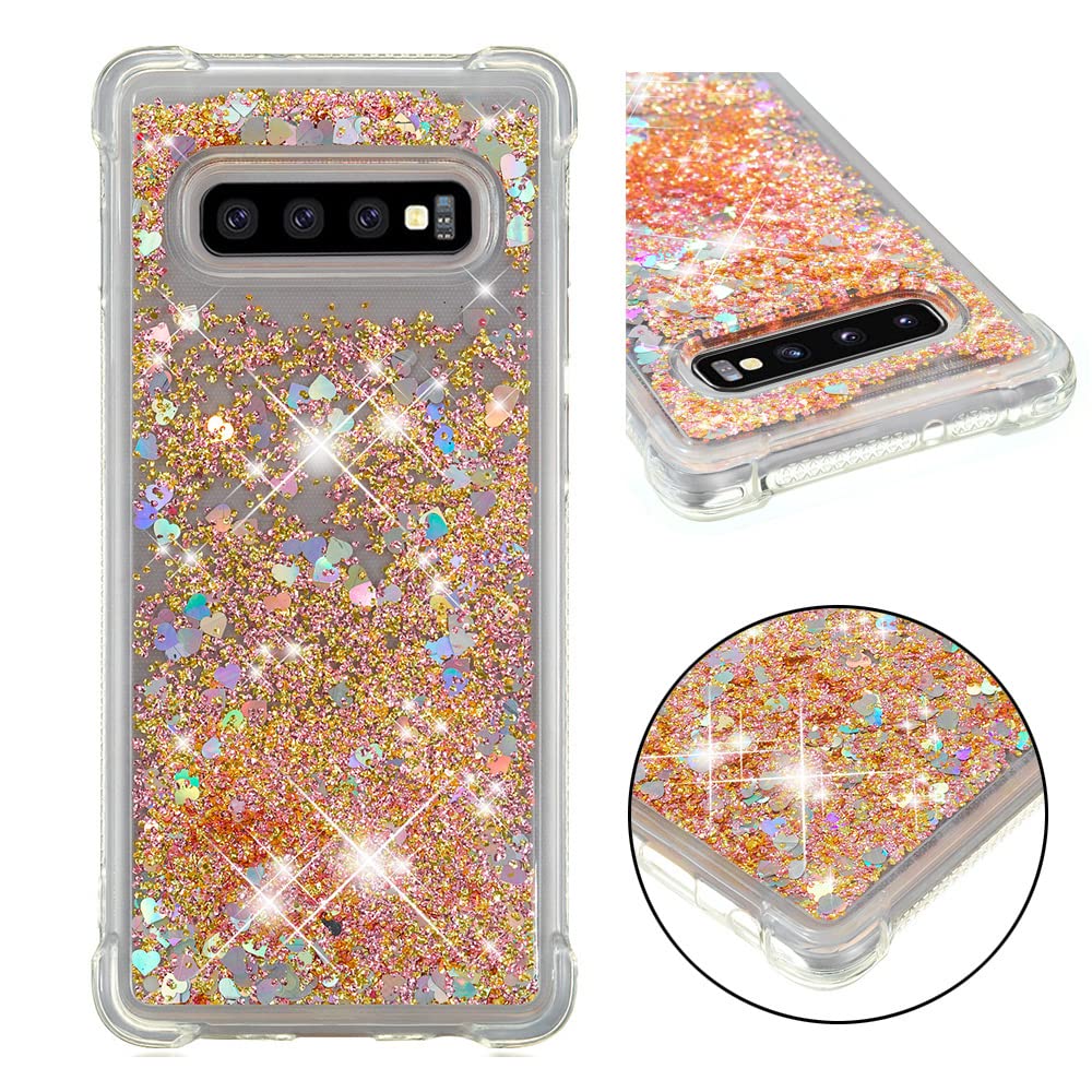 Coque de protection silicone TPU souple Galaxy S10 Plus transparente liquide - 7
