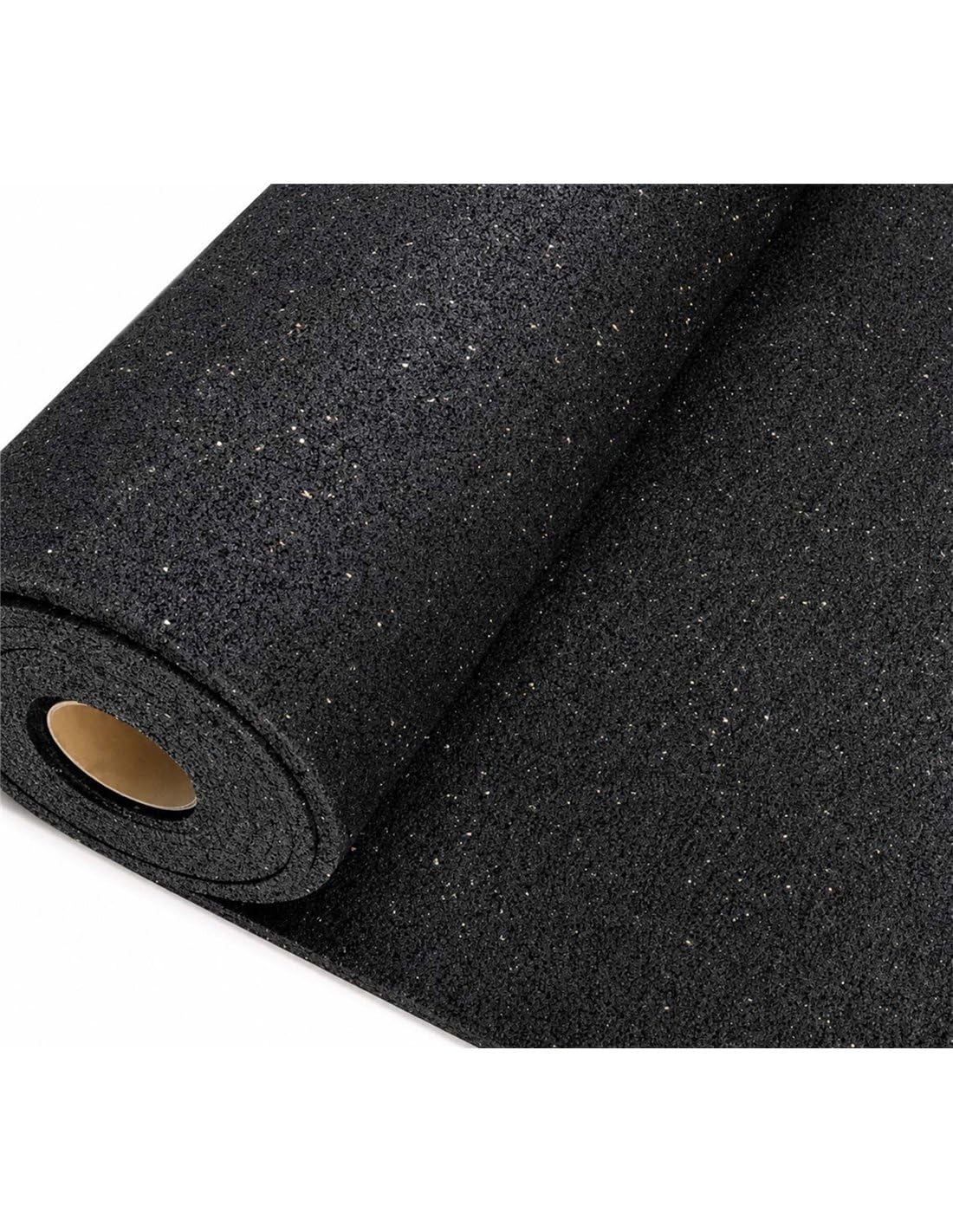 Jardin202 - Esterilla de Ejercicio y Fitness Especial para Gimnasios | EPDM Negro | Base Negra