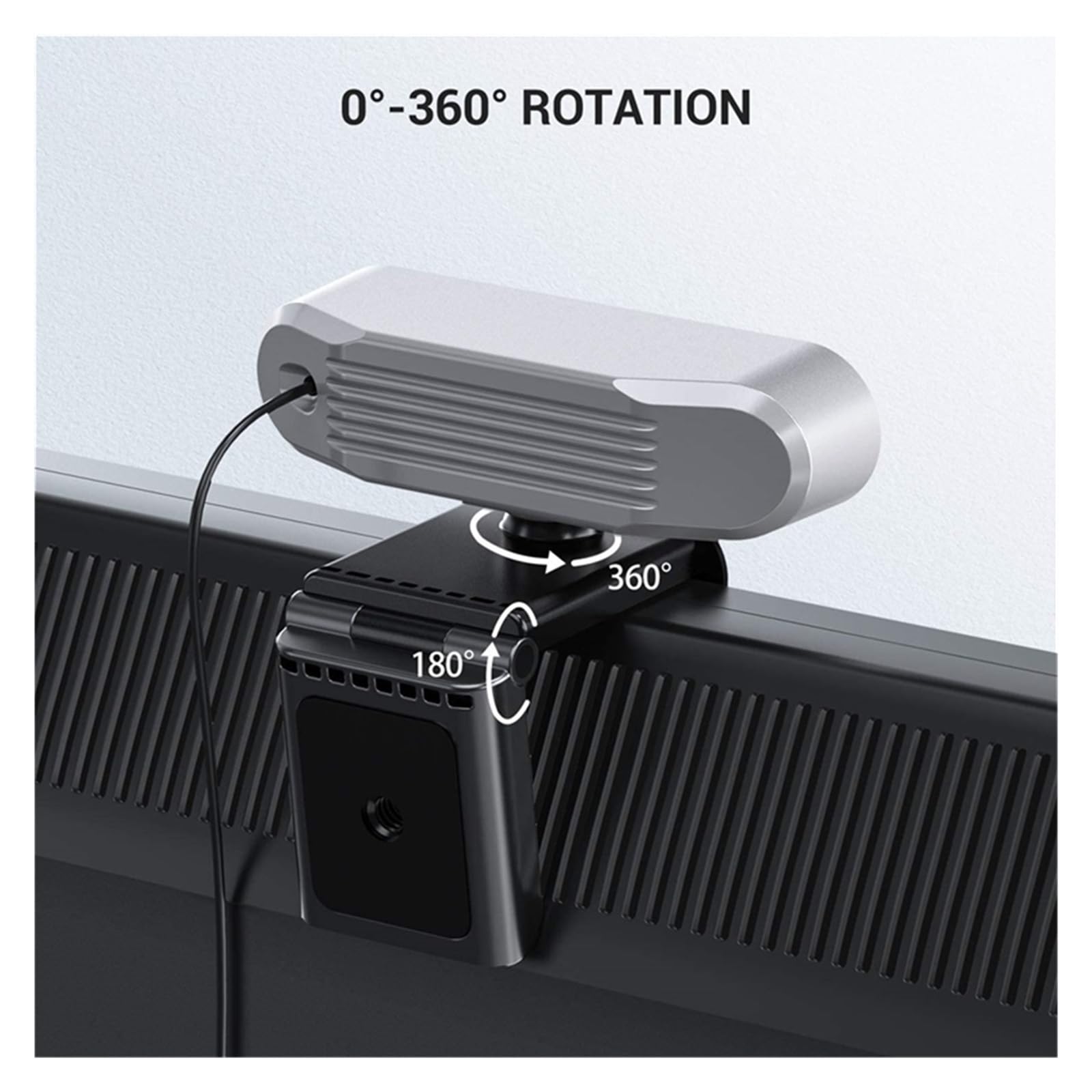 Webcam 1080P Streaming Web Camera for PC HD Web Cam con microfono 360 rotazione Webcam USB for computer portatile