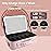 MOMIRA Large Makeup Train Case with Lighted and Mirror 14inch Partitionable Cosmetic Bag Travel Makeup Case Professional Cosmetic Artist Organizer, Waterproof Portable, with Shoulder Stra Pink