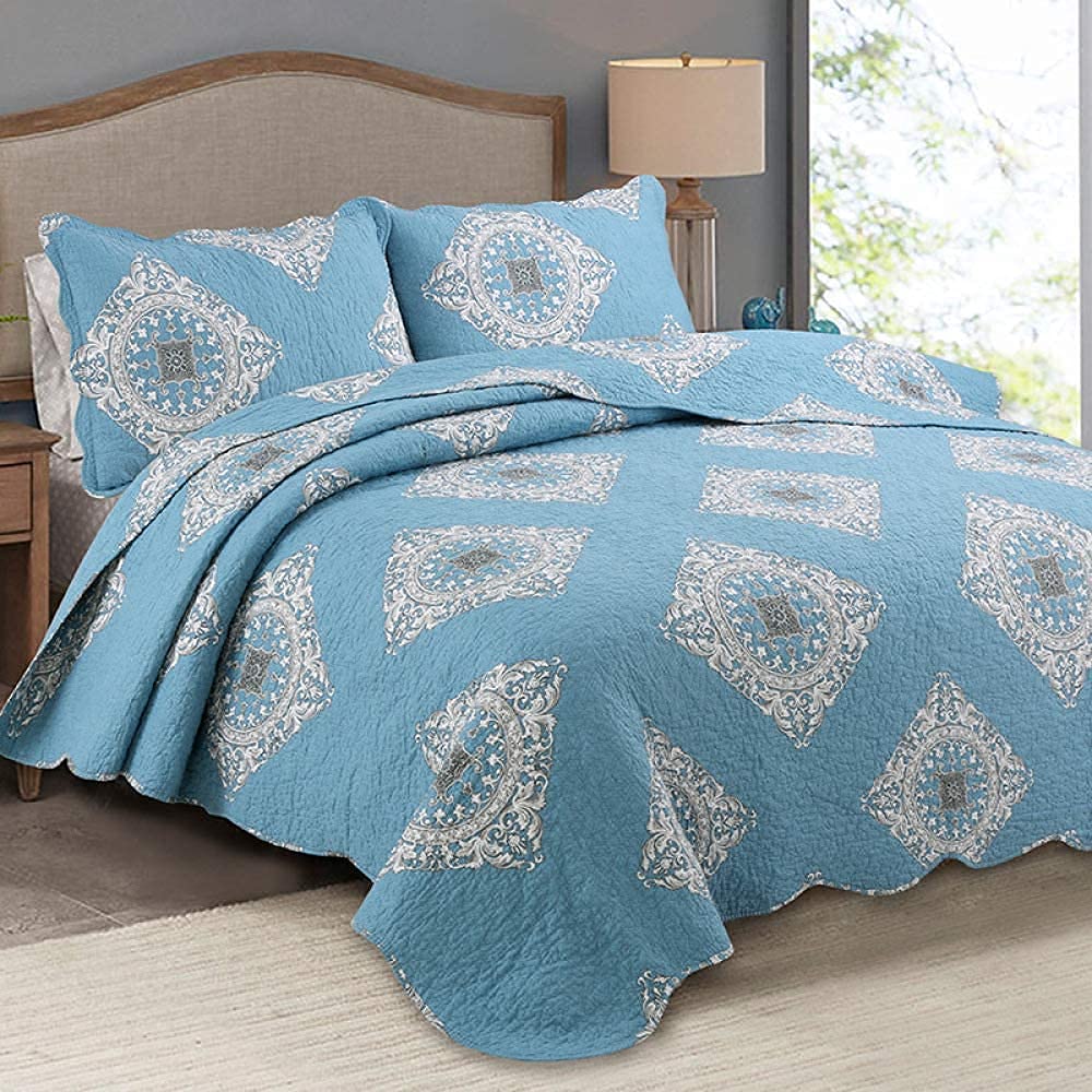 Housse de couette 220x240cm et parure de lit 4 pièces pour créer un nid de douceur à la maison