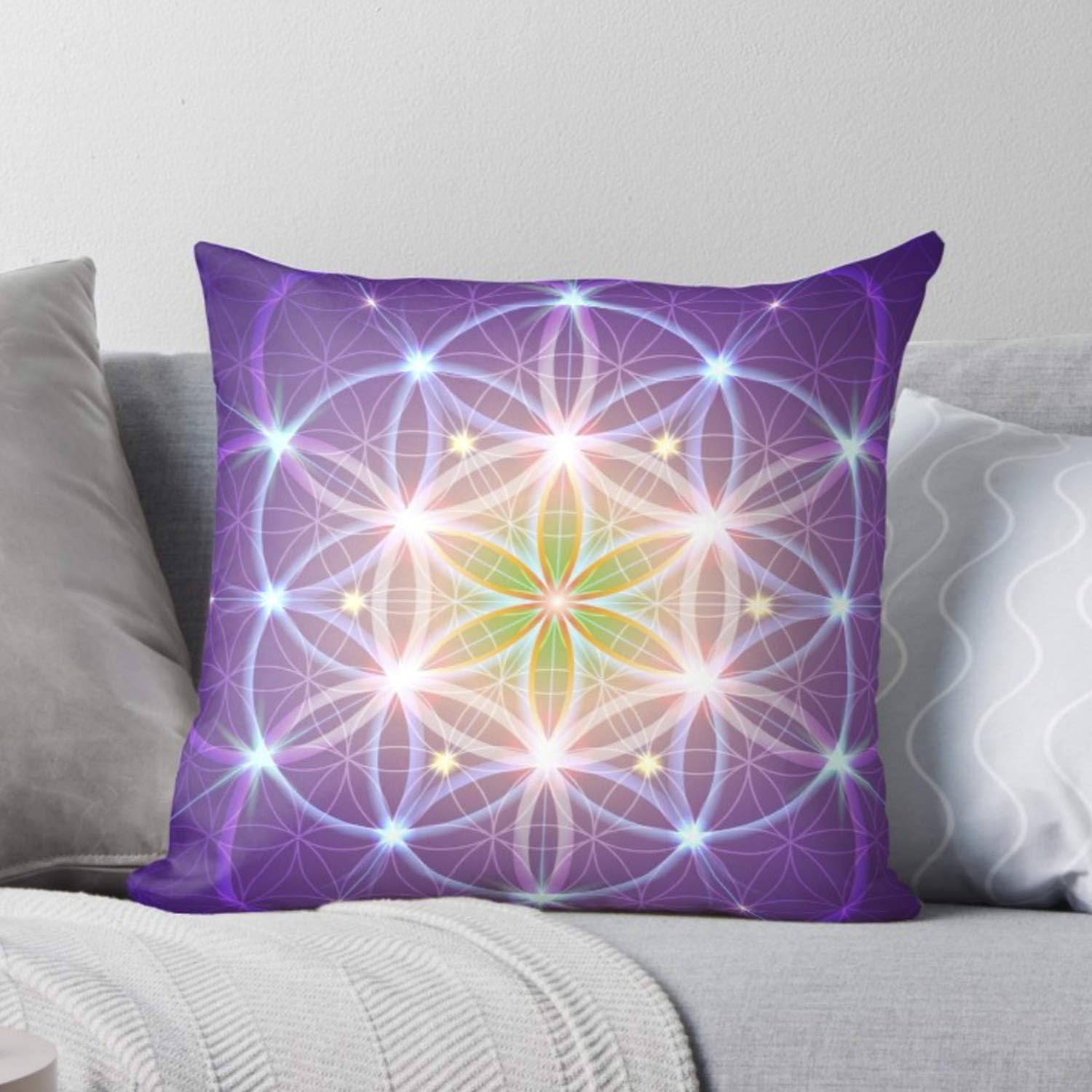 purple pillow insert