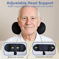 Cozyara Állítható Kerekesszék Fejtámla Ergonomikus Nyaktámasz Univerzális Kerekesszékhez 5
