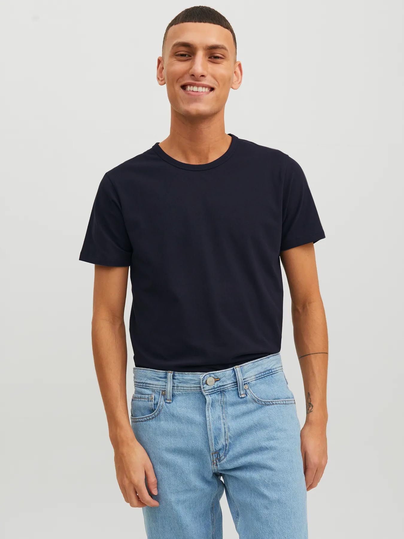 JACK & JONES Men's Jjeorganic Basic tee SS O-Neck Noos T-Shirt