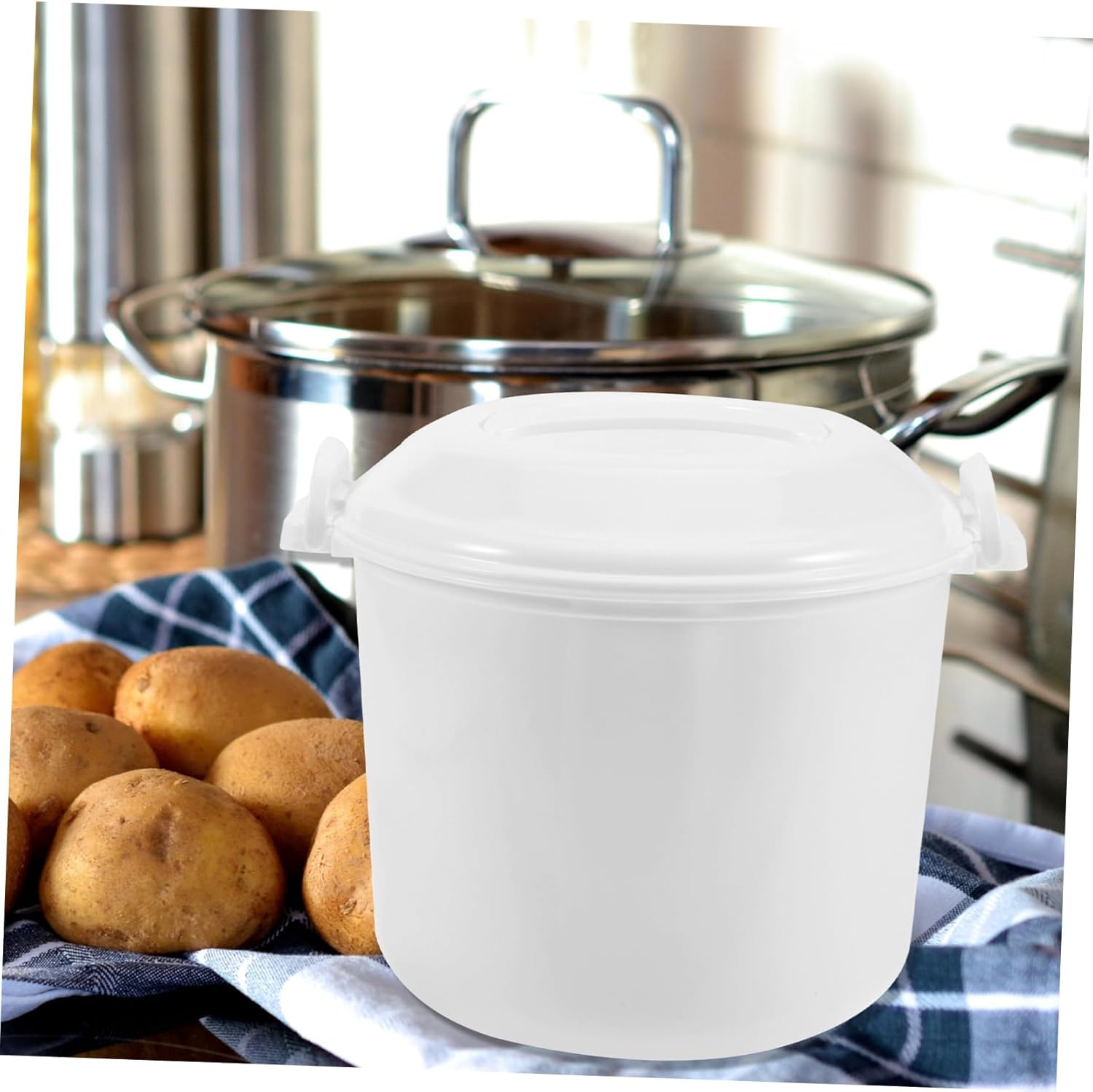 Microwave Rice Cooker Reusable Capacity Portable for Ramen Food Storage Tiger Meal Prep Microwave Rice Maker