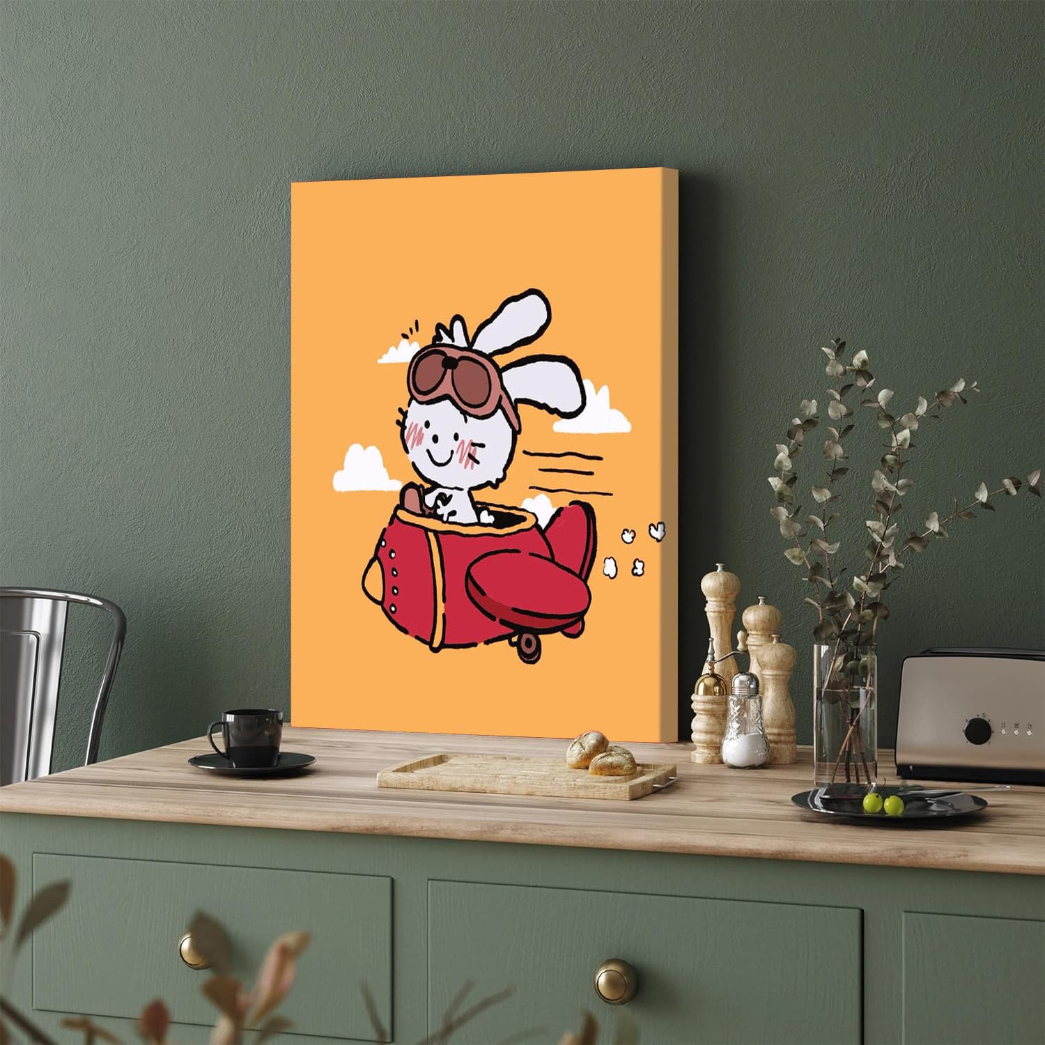 GADGETS WRAP Canvas Gallery Wrap Framed for Home Office Studio Living Room Decoration (11x17inch) - Lily Hoang Zhu Twitter