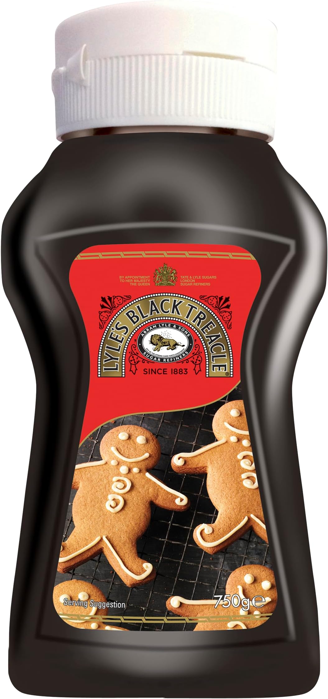 Lyle's Black Treacle | Easy Flow Squeezy Bottle | 750g | Vegan