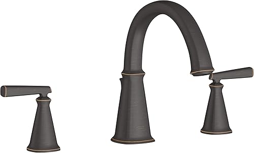 Miniatura 4 de American Standard T018900.295 Edgemere - Grifo de bañera romano para válvulas rugosas flash, níquel cepillado