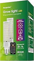 Vista 1 de Bombillas LED inteligentes de crecimiento para luz de abrazadera de cuello de cisne, regulable, atenuación de modo solar, temporizador