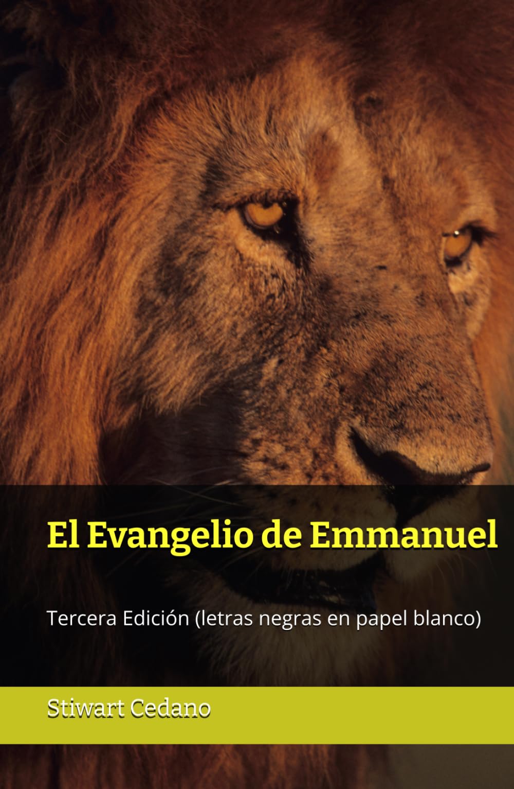 El Evangelio de Emmanuel: Tercera Edición (letras negras en papel blanco)