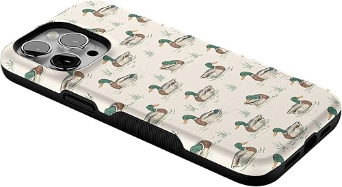 Vista 958 de Casely Funda para iPhone 15 Pro Max Jardín Secreto Flores mixtas Funda atrevida Compatible con MagSafe y botón de acción Secret Garden