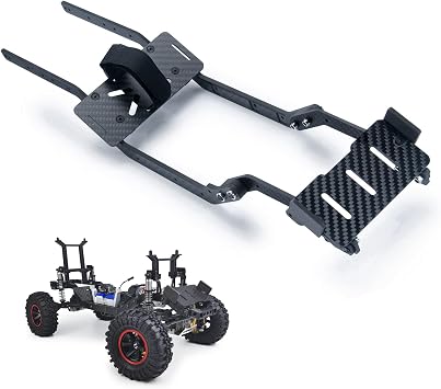 MORLORDY Carbon Fiber RC Frame Rails Set Chassis Kit for TRX4 | 1/10 RC Crawler Car TRX4 2021 Sport Bronco Defender Upgrade Parts