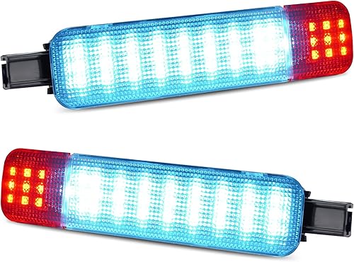 D-Lumina Luz LED para puerta interior, luz de cortesía, panel de puerta, lámpara de advertencia, color azul hielo para Chevy GMC CK SilveradoSierra