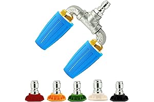 Dual Turbo Nozzle for Power Pressure Washer 2 in 1