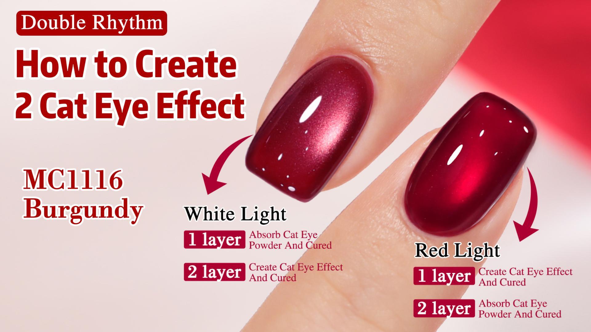 Amazon.com : Double Rhythm Jelly Glass Cat Eye Gel Polish with