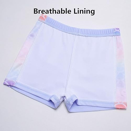 Miniatura 7 de QPANCY Traje de baño de 2 piezas con protección solar UPF 50+ UV para niñas