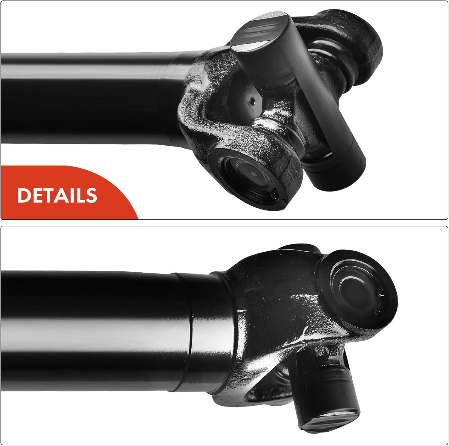 A-Premium Front Complete Drive Shaft Prop Shaft Driveshaft Assembly Compatible with Cherokee 1998 1990-1997, Wagoneer 1990, L6 4.0L, Automatic Transmission