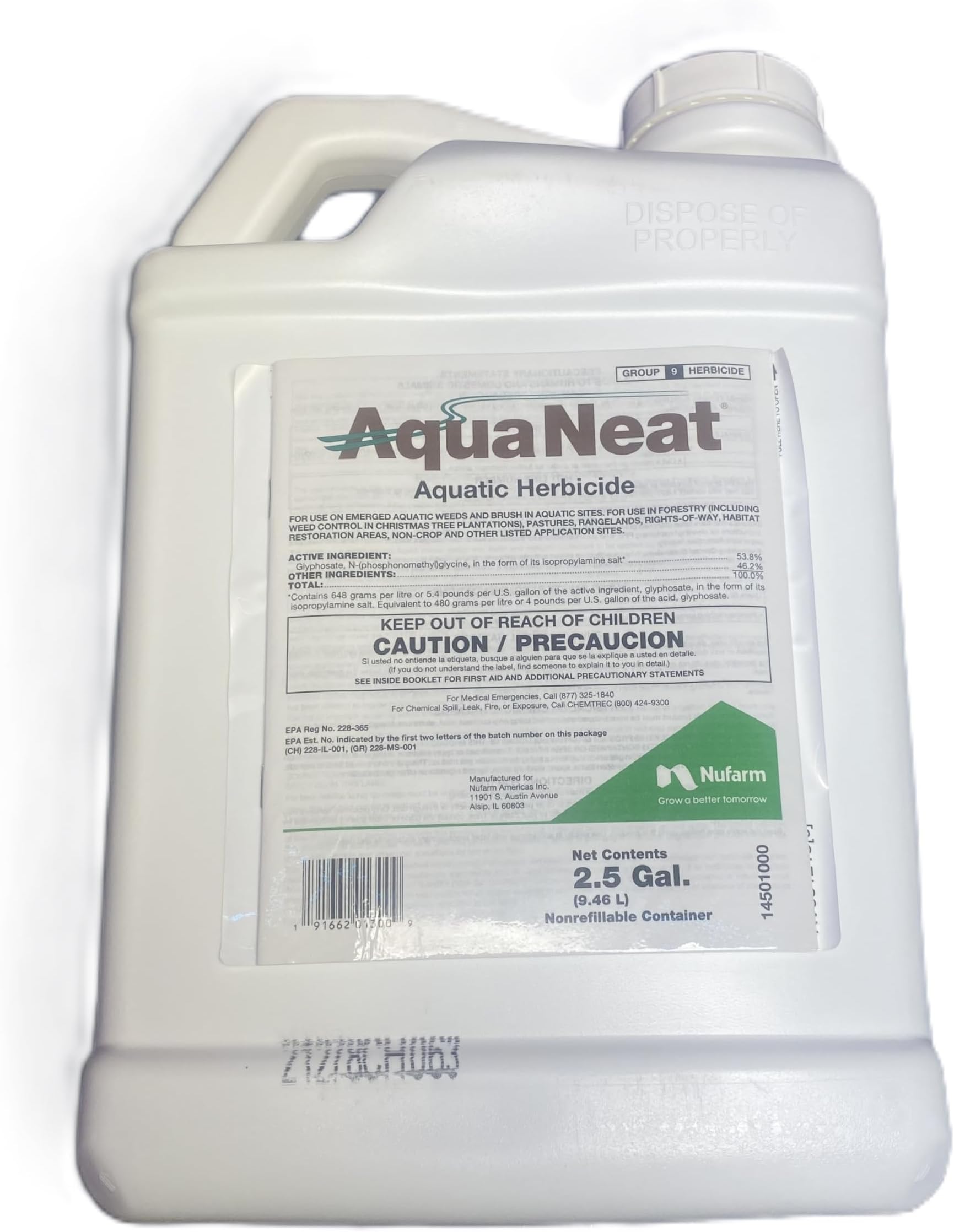 nufarm AquaNeat Aquatic Glyphosate Herbicide