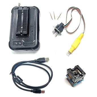 T48 Programmer for with Xgecu T48 eprom chip Probe Clip Read Write IC Bios AVR MCU SPI Nor NAND Flash EMMC Socket T48+SOP8150MIL