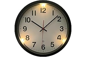 eYotto: Luminous Wall Clock Illuminating Your Nights