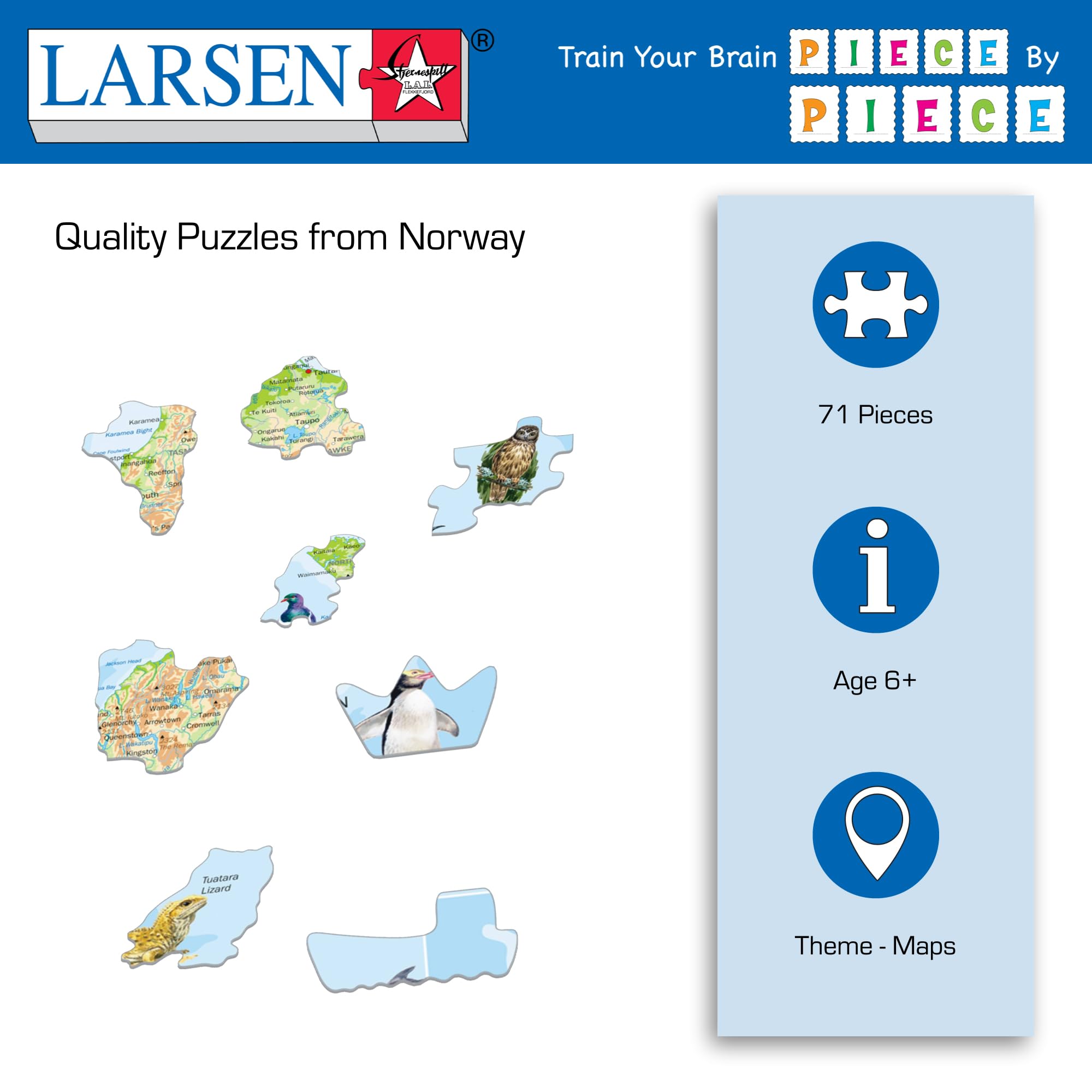 LARSEN K99 MAPPA Politica della Finlandia Edizione Finlandese Puzzle