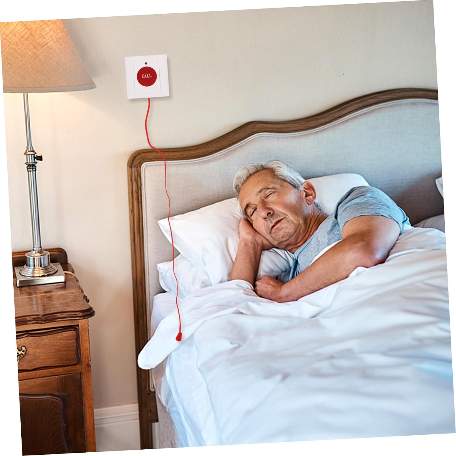 Emergency Call Button Wall Mount for Elderly and Disabled Patients