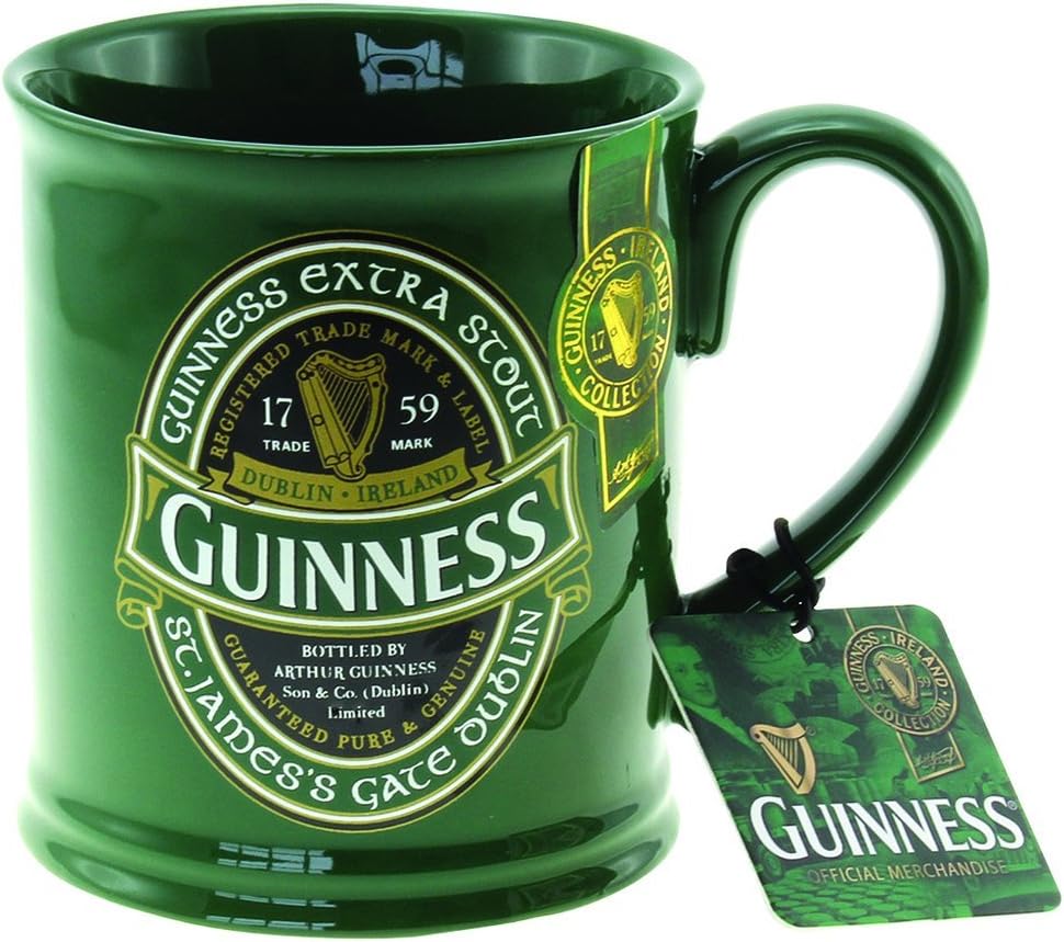 Ireland Collection - Ceramic Tankard Mug, 8 oz