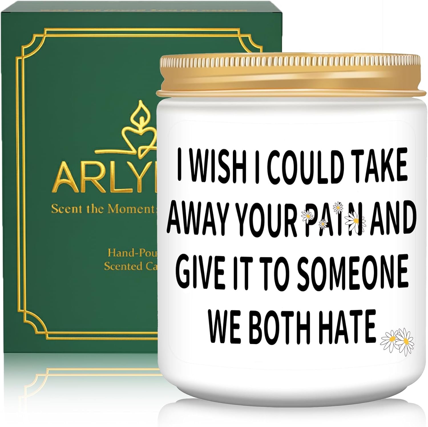 Get Well Soon Gifts for Women Men, Funny Present for Her Him After Surgery, Feel Better Candle Gift for Mom Sick Friends, Recovery, Sympathy, Cancer Comfort, Grieving, Divorce, Thinking of You Gift