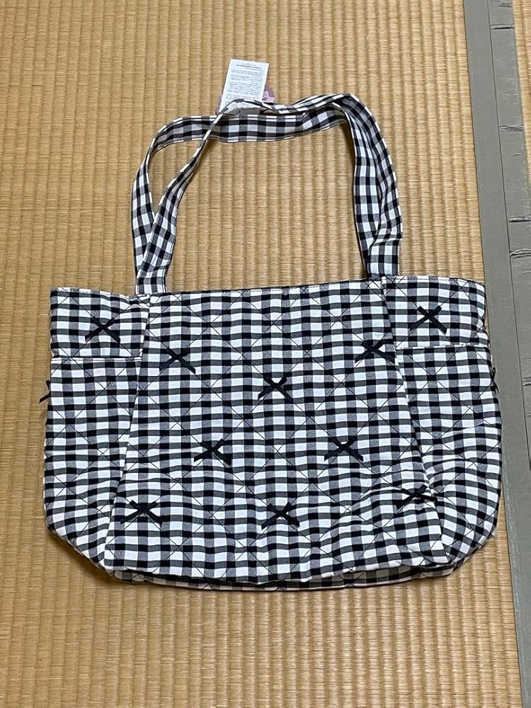 Amazon.co.jp: しまむら 青木美沙子 トートバッグ ギンガム