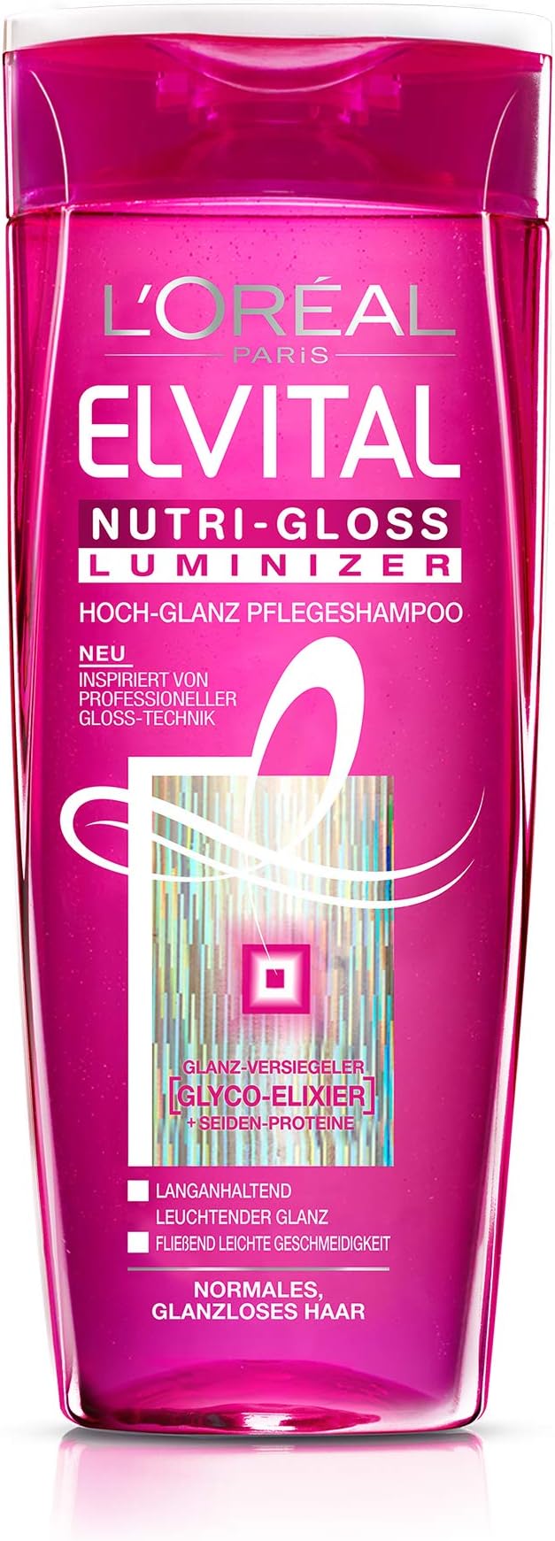 L'Oréal Paris Elvital Nutri-Gloss Luminizer Shampoo 300 ml Pack of 3