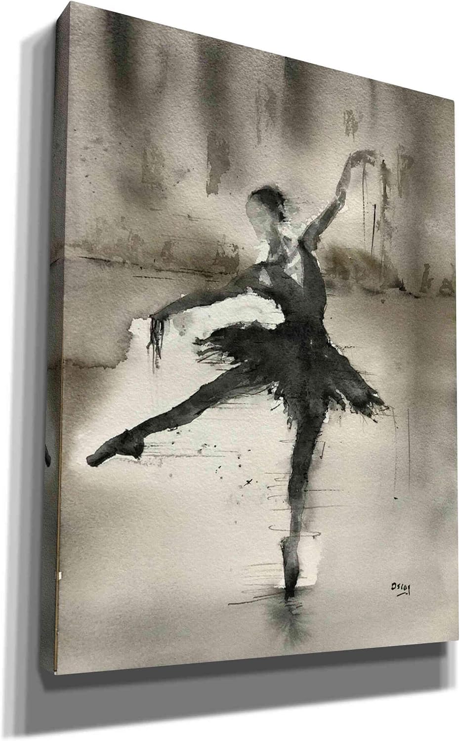 Epic Graffiti 'Without A Danseur' by Oscar Alvarez Pardo, Canvas Wall Art, 12"x16"