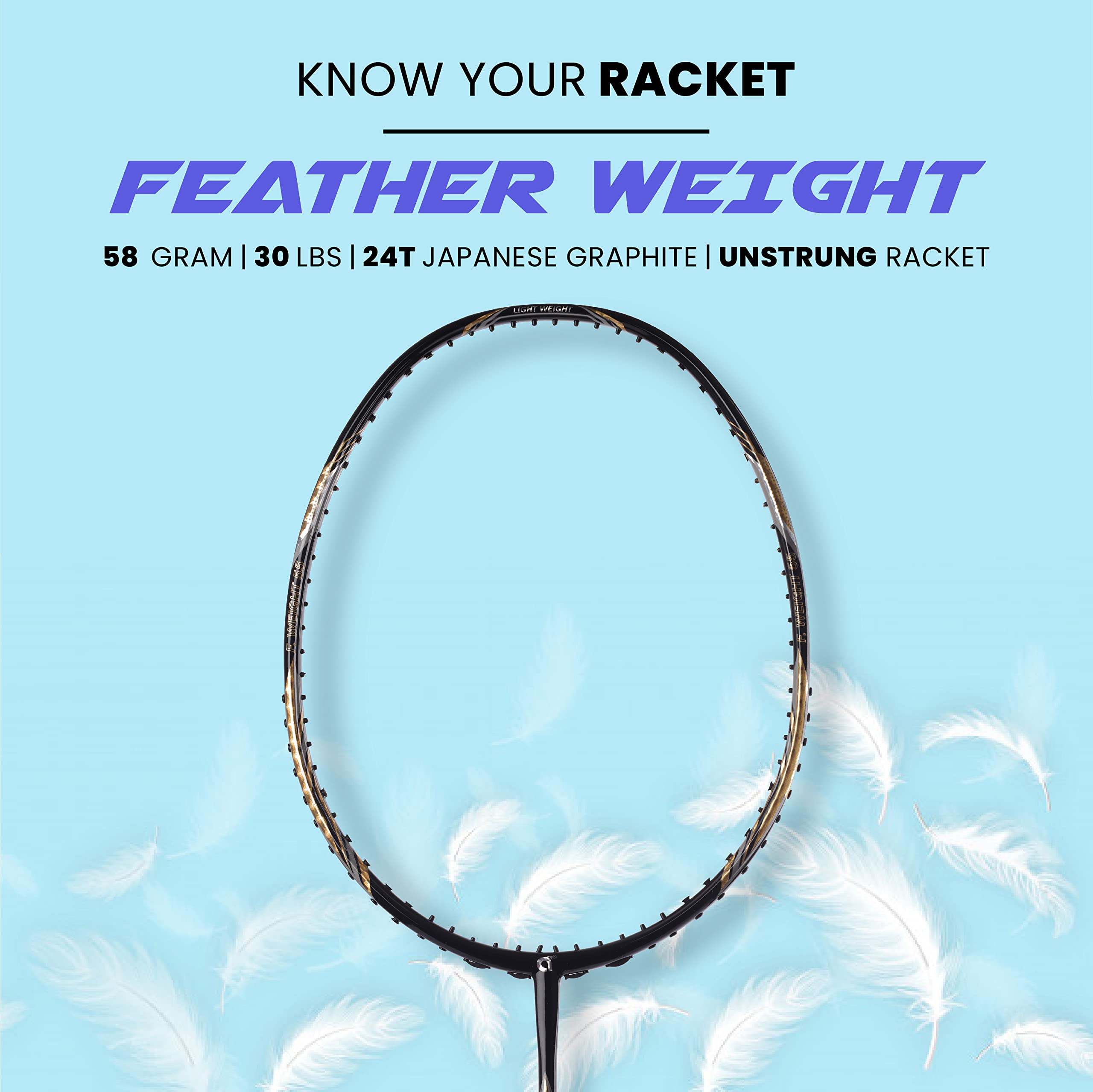 ◇世界最軽量級58g◇apacs◇FEATHER WEIGHT XS◇黒ゴールド