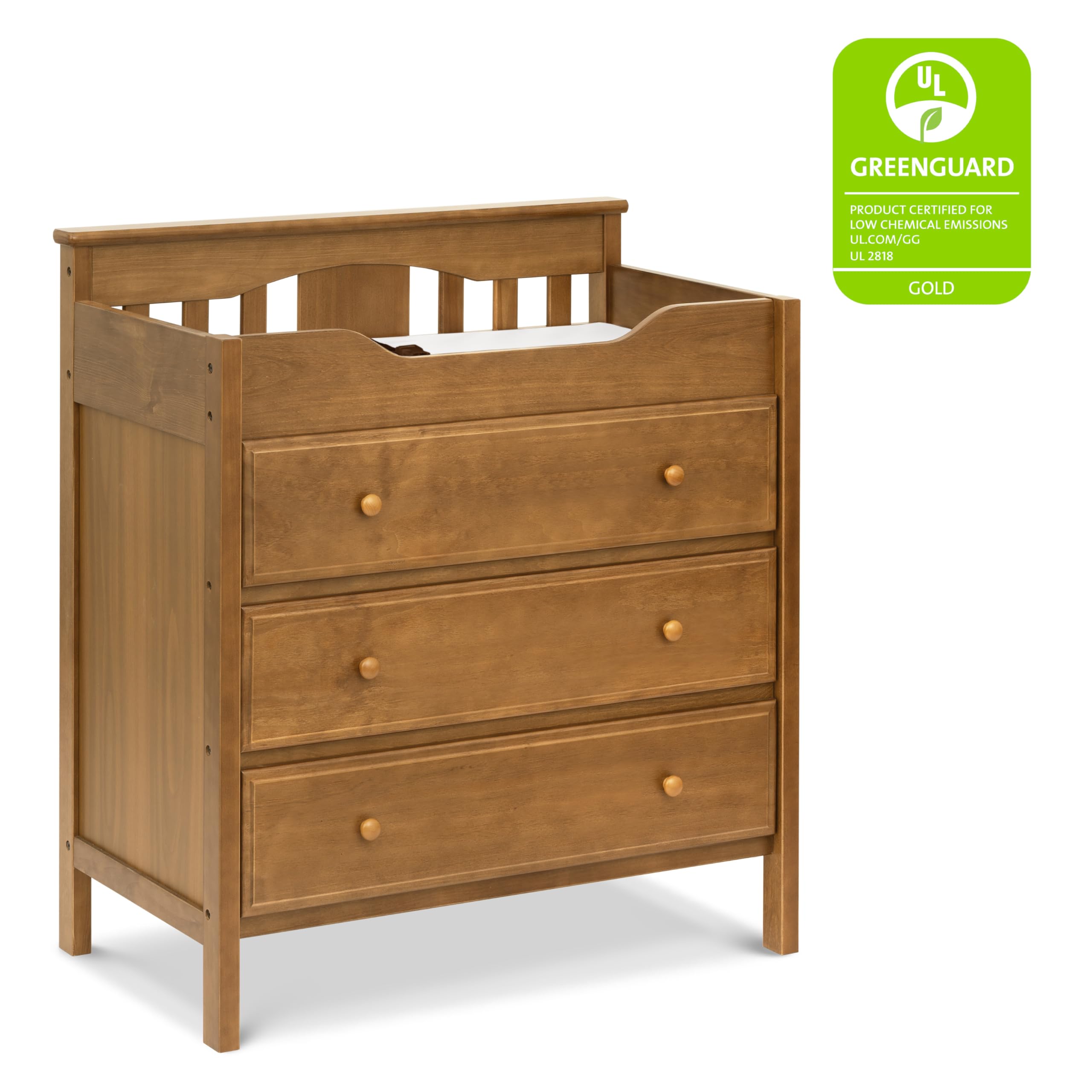 DaVinci Jayden 3-Drawer Changer Dresser in Chestnut