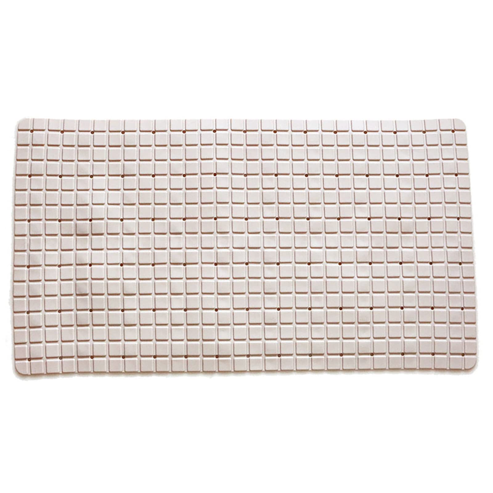 Tapis de bain antidérapant en PVC kaki, l'alliance de la durabilité et du design