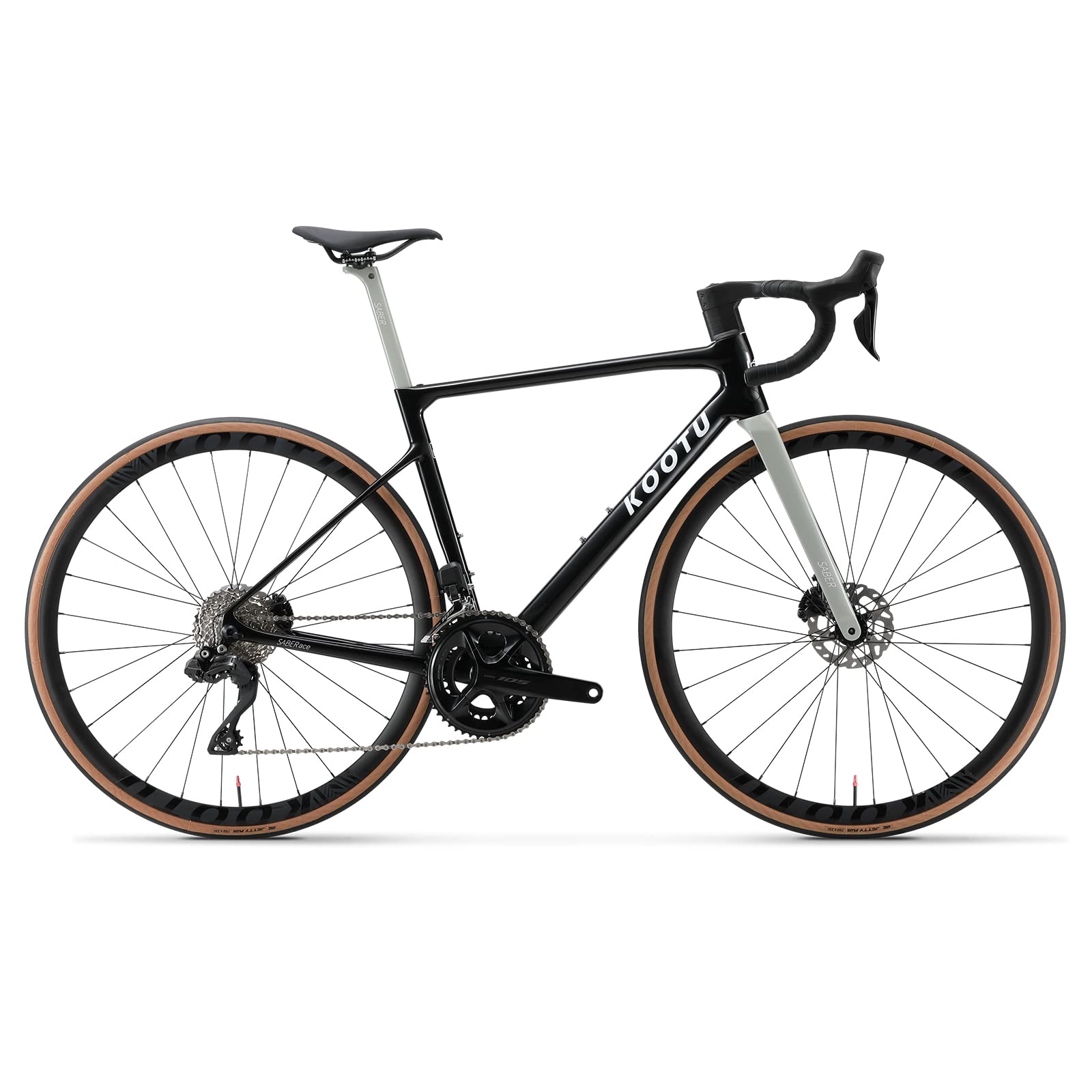 Kootu Carbon Road Bike Lightweight 24 Speed Shifting Road Bicycle