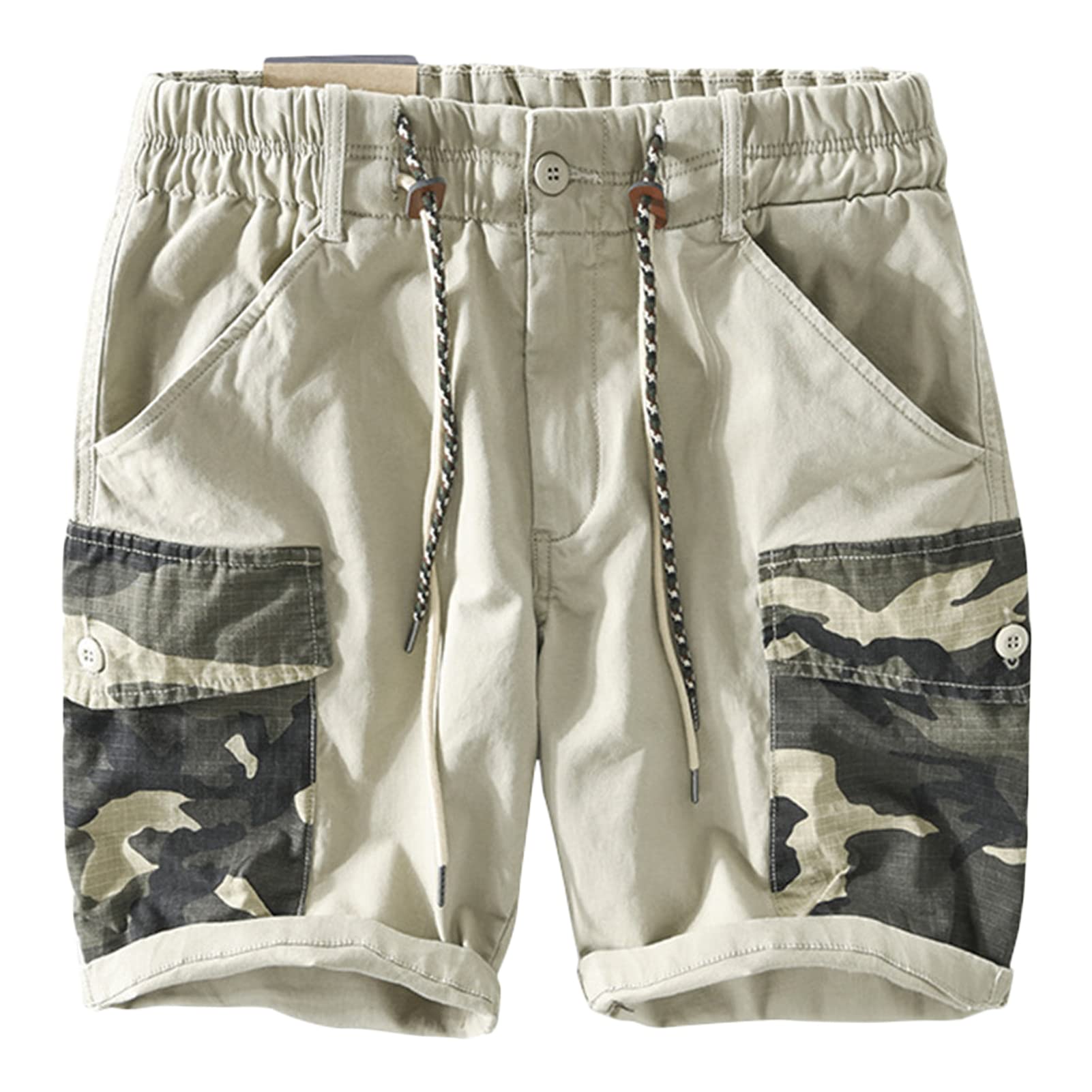 Short cargo camouflage homme idéal pour les sorties décontractées