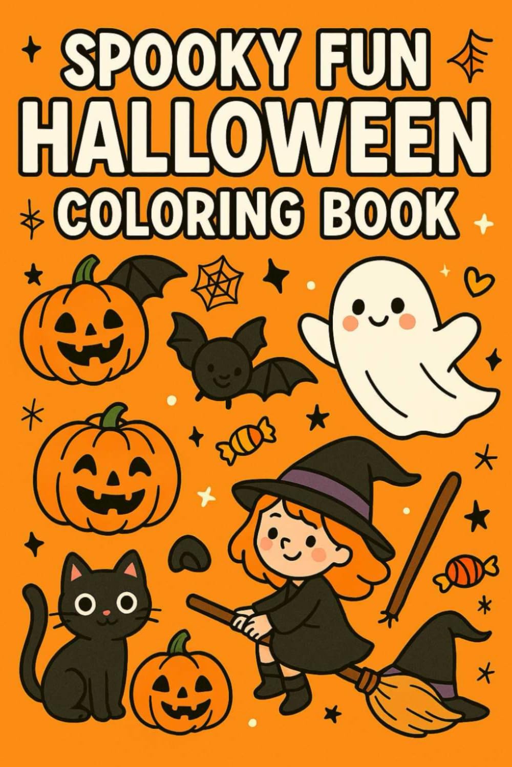 Spooky Fun HALLOWEEN Coloring Book: Relax and Color Your Way Through a Spooky Halloween